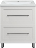 Misty Тумба под раковину Марта 70 белая глянцевая